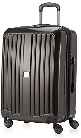 HAUPTSTADTKOFFER - X-Berg - Hartschalenkoffer Koffer Trolley Rollkoffer, 65 cm, 90 Liter, TSA, Graphit Glanz