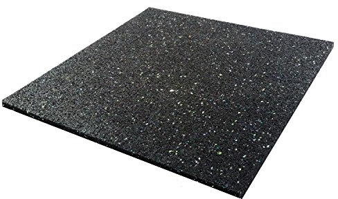 Invero® Anti-Vibration Universal Noise Reducing Rubber Mat for Washing Machine, Tumble Dryer, Dishwasher or other Household Appliances 600mm x 600mm