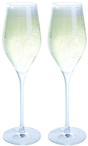 Dartington Wine and Bar Prosecco Set of 2 Crystal Glasses