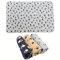 JZK 3 Stück 100 cm x 70 cm / 40 Zoll x 28 Zoll Beige Grau Schwarz Große waschbare weiche warme Fleecedecke für Hundekatzen Haustiermattenbett