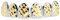 Grillz Silber One Size fits All - Diamond Cut II - Top