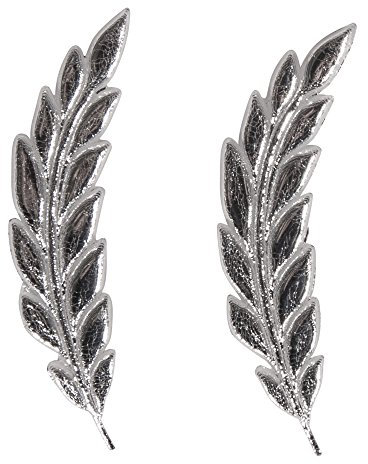 Rayher 31556606 Wachsmotiv: Ähre, 0,9x3,8cm, SB-Btl 2Stück, Silber