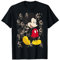 Disney Mickey Mouse Many Mickeys Background Graphic T-Shirt T-Shirt