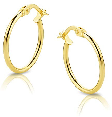 Orovi Damen Ohrringe Gelbgold Creolen 18 Karat (750) Gold