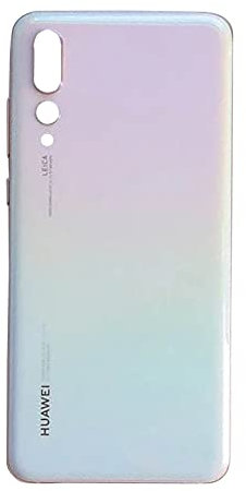 Phonmatic Vitre Arriere Cache Batterie Back Door housing de Remplacement pour Huawei P20 Pro avec adhesif et Logo Qualite Original (Blanc)