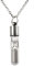 Collier avec pendentif en forme de sablier lumineux réglable pour femme,