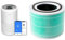 LEVOIT Smart Wifi Air Purifier for Home Bedroom 100m², CADR 240m³/h, HEPA Filter & Core 300 Air Purifier Toxin Absorber Replacement Filter, 3-in-1 HEPA, High-Efficiency Activated Carbon, Core300-RF-TX