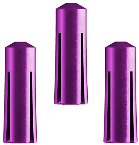 THOR-DARTS Aluminium Flight Protector Darts in 10 Farben Flight Protector lila, Flightschutz Beere, Flightprotektore violett, Flightprotector Purple, Fly Saver (5 Set (15 Stück), lila)