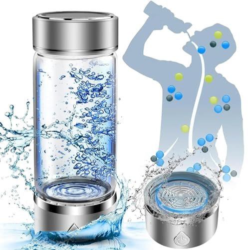 420ml Wasserstoff Wasserflasche, tragbarer Wasserstoff Wasserflaschen Generator Wasserstoffreiche Wasserflasche Wasser Ionisator Krug für tägliches Trinken