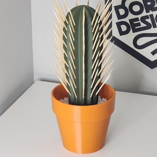 Porta stuzzicadenti plants | succulente porta cure, denti plants stampato in 3D | distributori di cure denti a forma di plants | supporti contenitori per la cura dei denti a forma di plants per gadget