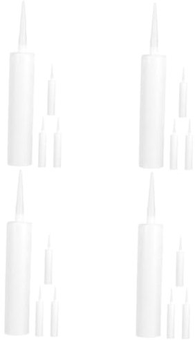jojofuny 16 Pcs Tube Vide De Mastic De Beauté Tubes De Calfeutrage Vides Tubes De Calfeutrage Blancs Tubes De Calfeutrage Remplissables Tubes De Calfeutrage Portables Tubes De Calfeutrage
