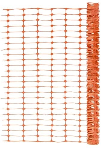ShGaxin Gartenzaun, Weidezaun, Schafzaun, Zaun Für Hunde, Ziegen Zubehör, 30 m Orange