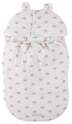 Noukie's - Babynest wasserabweisend - Hellrosa - Igel - bis zu 4-5 Monate