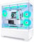FOIFKIN Funda para PC – Ventilador ARGB de 5 PWM preinstalado, ATX Mid-Tower Gaming PC Case, F1 (blanco, F1)