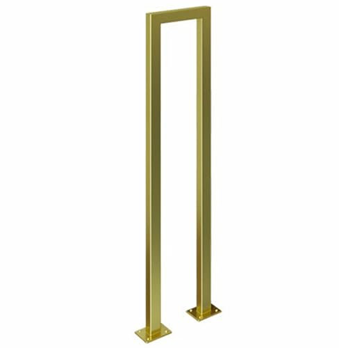 RAPGACBQ U-FöRmige GeläNder Treppe, TreppengeläNder Innen, GeläNder Treppe, Handlauf Treppe, GeläNder Treppe, Treppenhandlauf FüR Balkone Flure Wohnungen Villen,Gold,45cm