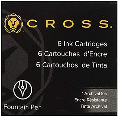 A. T. Cross ink cartridge for FH blue-black, blister card with 1x 6 pieces