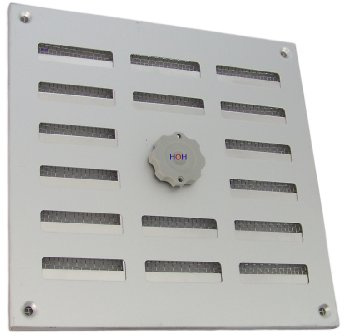 Lüftungsgitter LG 2020 SAA Schiebegitter Alu F1 195 x 195mm Zuluft Abluftgitter