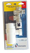 groupe de sécurité - pour chauffe eau - avec siphon - thermador bgss