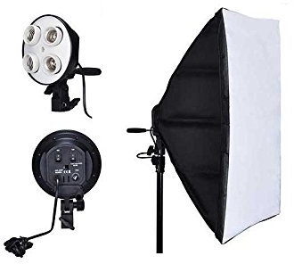 Nicefoto G804C-1 Leuchtmittel, mit Softbox, 50 x 70 cm