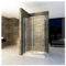 Bagno Italia Box doccia 8mm 80x80 anta fissa porta saloon battente reversibile vetro trasparente I