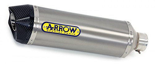ARROW MARMITTA ALLUMIN. DARK RACE-TECH YAMAHA T-MAX 500 '08/11 - T-AMX 530 '12/16 FOND. CARBY RIC.ARROW OMOLOGATA
