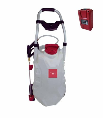 Tech'N'Fast - Pulvérisateur électrique Pro Sprayer II - 1 Batterie 18V - Réservoir 30L - Acier Inoxydable - Cart-Mounted