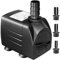 EDUPUP Solar Fountain Pump,1.6W Garden Solar Powered Water Pump Floating Fountain Pump for Birdbaths&Ponds,Solar Powered Water Fountains Submersible Pump Kit Garden Decorations