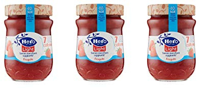 3x Hero Light Fragole Konfitüre Leichte Brotaufstriche Erdbeeren Italien 280 g