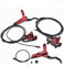 Zoom Freno a disco idraulico per E-bike HB-875-E Anteriore e Posteriore Senza Rotore (Rosso)