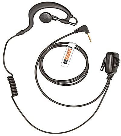 Auricolare a forma di G per radio MOTOROLA COBRA HYT/HYTERA TALKABOUT TLKR (1 pin) bidirezionale Walkie Talkie T3, T5, T6, T7, T8, T9, T80