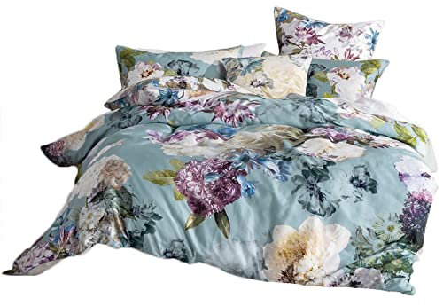 Linen House Lena Bettbezug-Set, Baumwolle, Mehrfarbig, Einzelbett