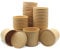 La Llareta Kraft Karton Suppenbehälter, 25PCS/800ml/26oz Mit Deckel, Speise Box Take Away, Ölbeständig, für Salatbox, Eis, Suppe, Coffee
