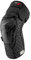 100% PROTECCIONES Surpass Knee Guards M Rodillera, Adultos Unisex, Black (Negro)