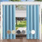 Aiyaoo Outdoor Vorhang Carport 295x225cm (1 Stück), Blickdicht Wasserdicht Outdoor Gardine für Garten Terrasse Pavillon Veranda Balkon, Blau