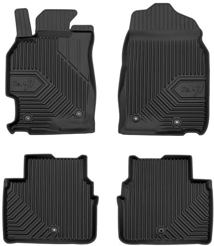 MOTOS Gummimatten Auto Fussmatte passend für Mazda 6 II 2007-2012 Verbessern Sie Ihren Reisekomfort mit Antirutschmatte Auto No.77 - Allwetter fußmatten Auto, Schutz vor Verschmutzung