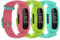honecumi Kompatibel mit Fitbit Ace 3 Kids Armband, Ace 3 Ersatzarmband Watch Band Strap Wechselbänder für Kinder, Klassisch Buntes Verstellbares Sport Armband Uhrenarmband Zubehör,Rot/Grün/Cyan
