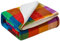 JOTOM Kuscheldecke Wohndecke 127x152 cm Flauschige Decke Weiche Sofadecke Sofaüberwurf oder Wohnzimmerdecke (Bunt Karo)