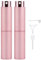 Segbeauty Atomizador Perfume Recargable, 10ml Contenedor de Perfume de Viaje, 2 Piezas Pulverizador Perfume Adecuadas para la Aviación, Rosa Pulverizador Pequeño para Viajes Vacacione