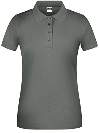 James & Nicholson Damen Bio Workwear Polo - Leicht tailliertes Poloshirt für Beruf & Freizeit