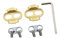 harayaa Mountain Cleats Set 2 Bolt Shoes Cleat for Eggbeater Pedals