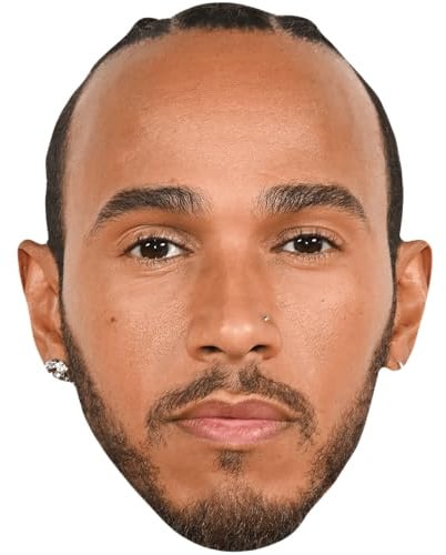 Lewis Hamilton (Stoic) Maske aus Karton