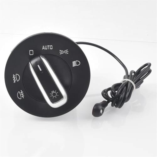TREGOO Kompatibel Mit Skoda Für Octavia II Für Combi 1Z5 1Z3 2004–2013 Automodifikation Automatischer Scheinwerferschalter Sensormodul Nebelscheinwerfer-Steuerschalter 1Z0941431K Auto Lichtschalter