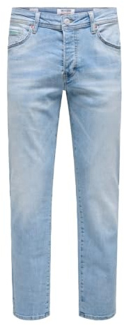 Only & Sons Herren Jeans Only & Sons Male Normal Geschnitten Jeans Onsweft Mittlere Taille Normal Geschnitten Jeans