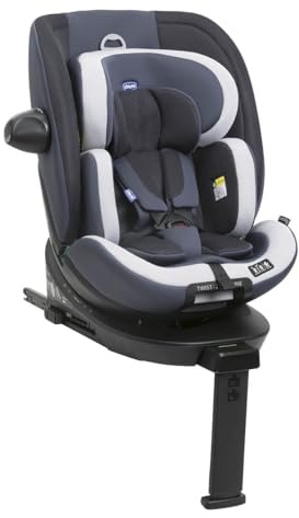 Chicco Everone I-Size Autositz mit Isofix-Basis, von 0 bis 36 kg, von 40 bis 150 cm, ECE R129/03, 360° drehbar und neigbar, Gruppe 0+/1/2/3, von 0 bis 12 Jahren