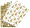 ARKRAFT Weihnachts-Geschenkpapier für Weihnachten 6 Blatt Format 90 x 65 cm FSC Papier plastikfreie Verpackung (Lux)