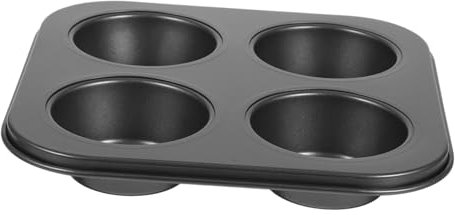 Warmhm Cupcake Große Quadratische Form Muffin Backblech 4er Set Antihaft Muffinform Für Cupcakes Kuchen Und Muffins Backform Aus Karbonstahl Für Den Ofen