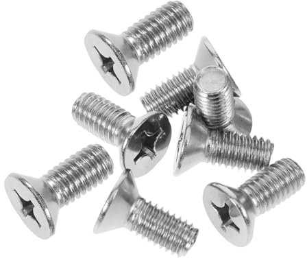 Anneome Disc Brake Rotor Screws Set 93600-06014-0h 8pcs High-strength Stainless Steel Retaining Bolts for Car Easy Installation