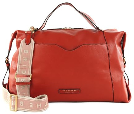 THE BRIDGE Gemma Duffle Bag Arancio Bruciato ORO