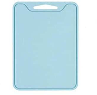 ETZRYSYB Tabla de cortar de silicona gruesa, tabla de cortar rectangular, tabla de cortar flexible (azul)