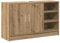 vidaXL Waschbeckenschrank Artisan Eiche 90X29X55 cm Holzwerkstoff Stylische Bad Stauraumlösung Mit Regalen Und Türen Möbel Modern Langlebiger Organizer Robustes Element Eingebaut